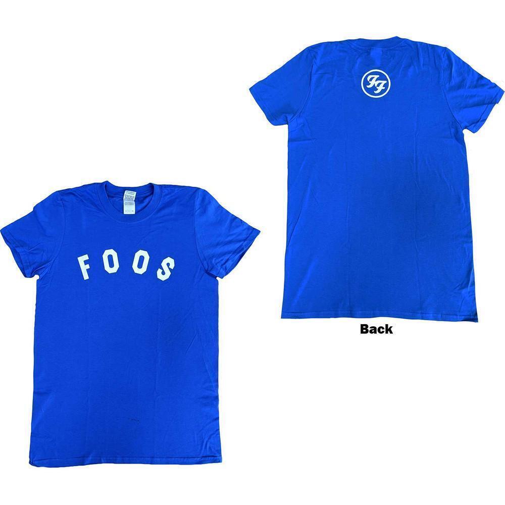 Foo Fighters Unisex T Shirt Foos Logo Back Print 2 Sided